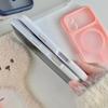 New Luxury Matte Transparent Magnetic Phone Case for iPhone 17 Pro Air 17 16 15 14 13 Pro Max For Magsafe Detachable Lens Cover