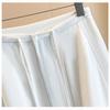 DIMANAF 2026 Summer New Plus Size Women Long Pants Thin Loose Casual Elastic Waist Fashion Lady Bottoms Clothing Cotton Linen