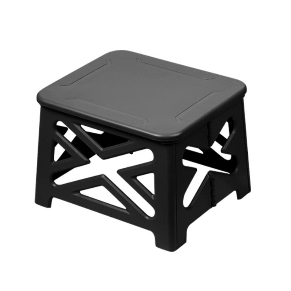 Легкий портативный походный туалет PP складной табурет для кемпинга уличный походный туалет для кемпинга и путешествий чёрный
