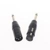 1/2Pcs Headphone Microphone Power Amplifier Guitar Adapter 6.35Mm Mono Male To Xlr 3Pin Female/Male Audio Plug Converter