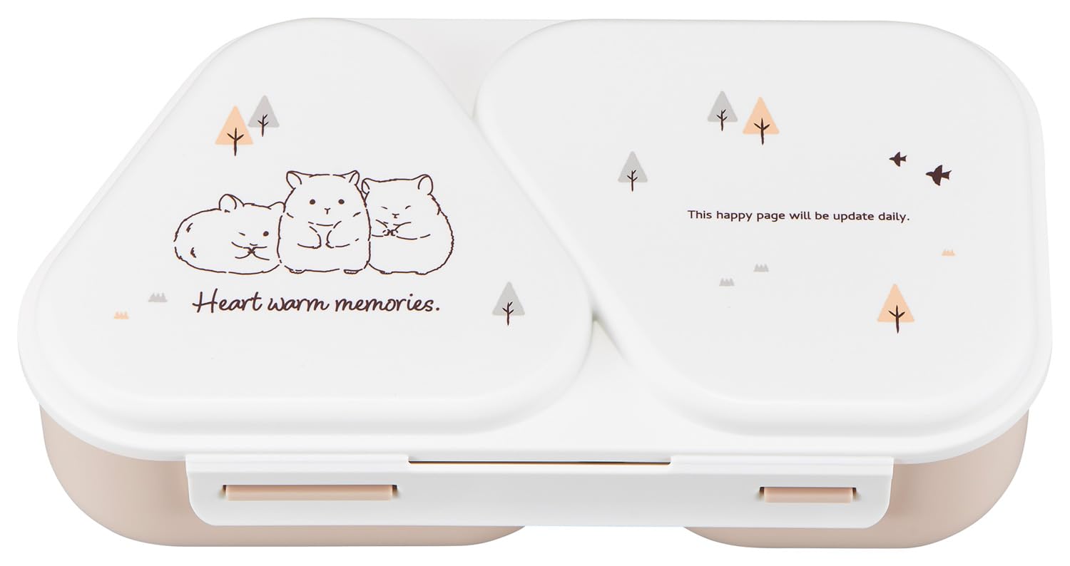 

OSK Бенто Рисовый Шарик Ланч Хомяк Сделано в Микроволновой Коробка, Кейс, 465 мл, Дизайн, HM, Япония, Безопасный, LS-15