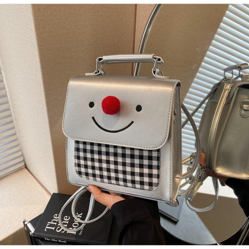 Little fresh preppy style backpack bag women's new fashion and versatile high-end crossbody bag