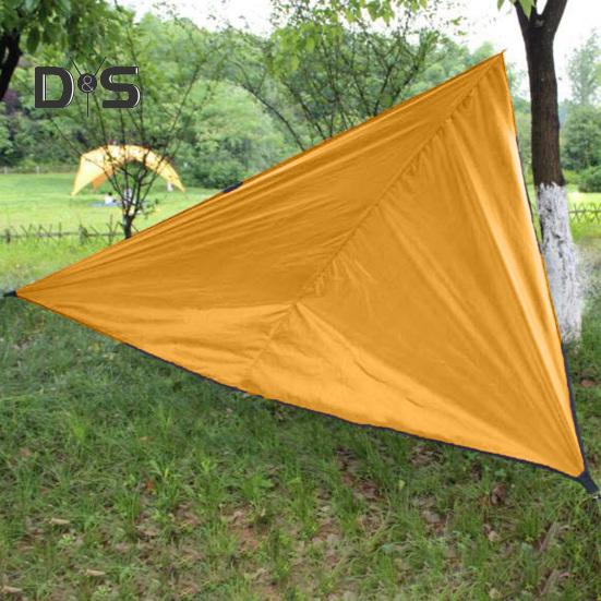 Outdoor Sun Shade Sail with Carabiner UV Blocking Triangle Canopy Permeable Breathable Heavy Duty Deck Backyard Patio Shade Cover