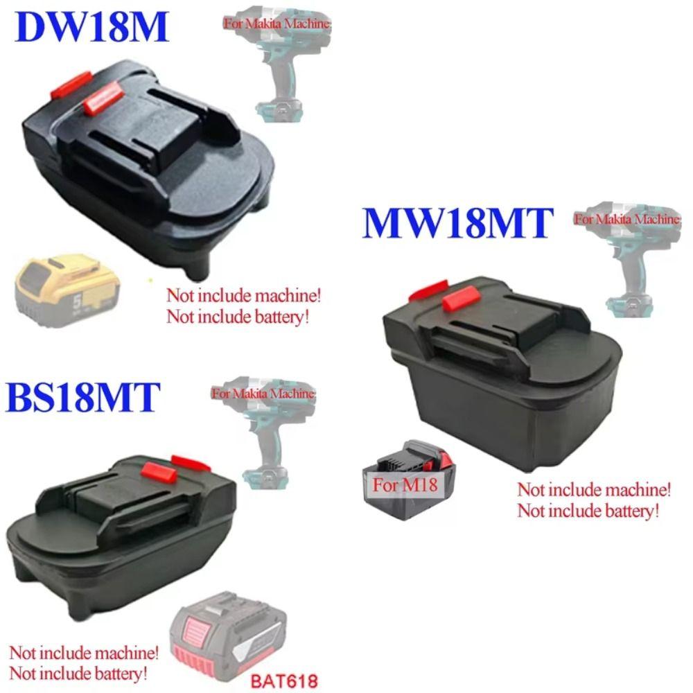 New 2 in 1 Lithium Battery Converter 18V Plastic Converter Base Power Tool Adapter Battery Adapter Impact Drill