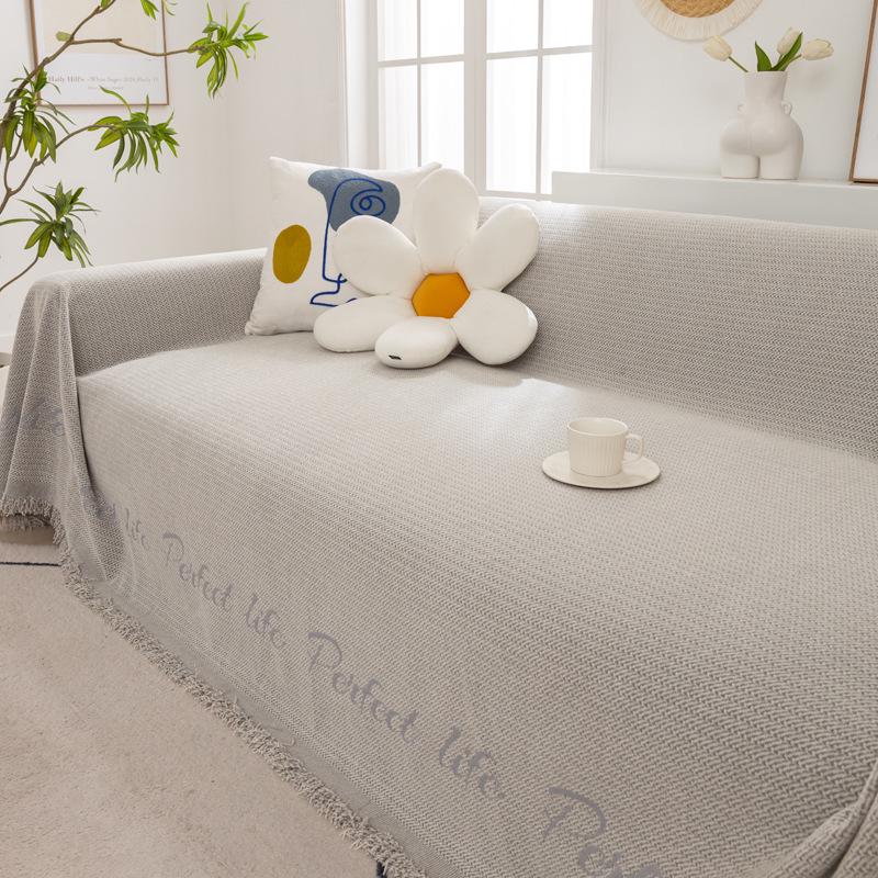 Nordic Chenille Sofa Cover Set – Universal All-Season Throw Blanket and Sofa Towel