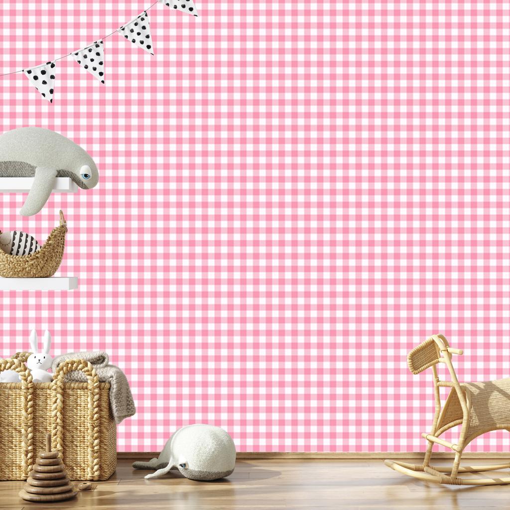 Powder Pink Wallpaper Fabric Pattern, Fine Detail 50x1000