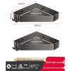 Yuzhu Stainless Steel Double-Layer Wall-Mounted Corner Bathroom Shelf