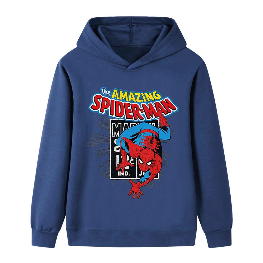 B1427 Multi-color Kids Boys Girls Printed Casual Long Sleeves Hoodie