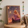 Disney DIY Oil Painting Art Painting Kit Rapunzel Floating Lanterns Home Wall Decor Handmade Gift Modern Aesthetic Romantic Room Art