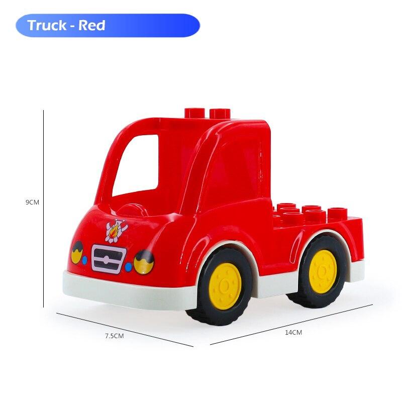 Duplo Children's DIY large size building blocks accessories car bricks compatible with Dupols parts truck aircraft toys