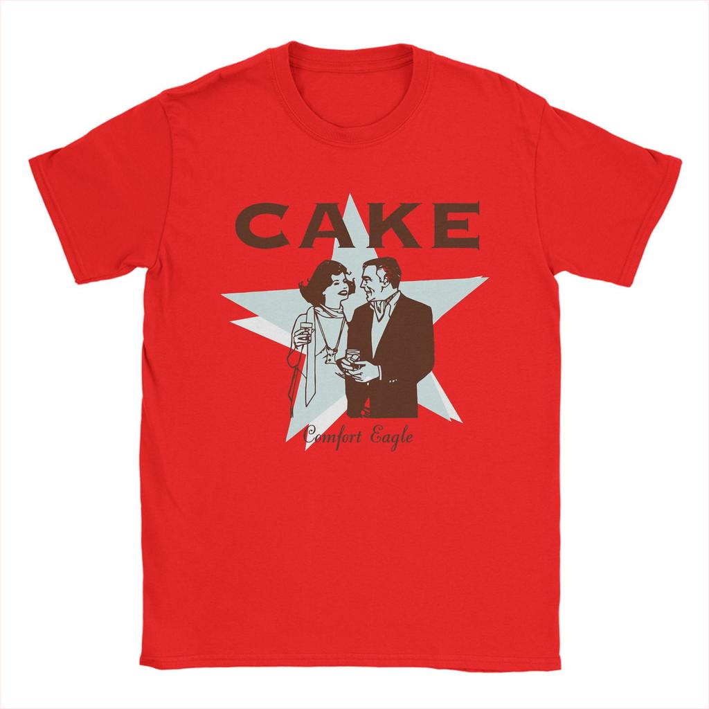 Camiseta Confortável Casual Bolo Águia para Homens Gola Redonda Algodão Camisetas Mangas Curtas Camisetas Tops Estampados Gráficos