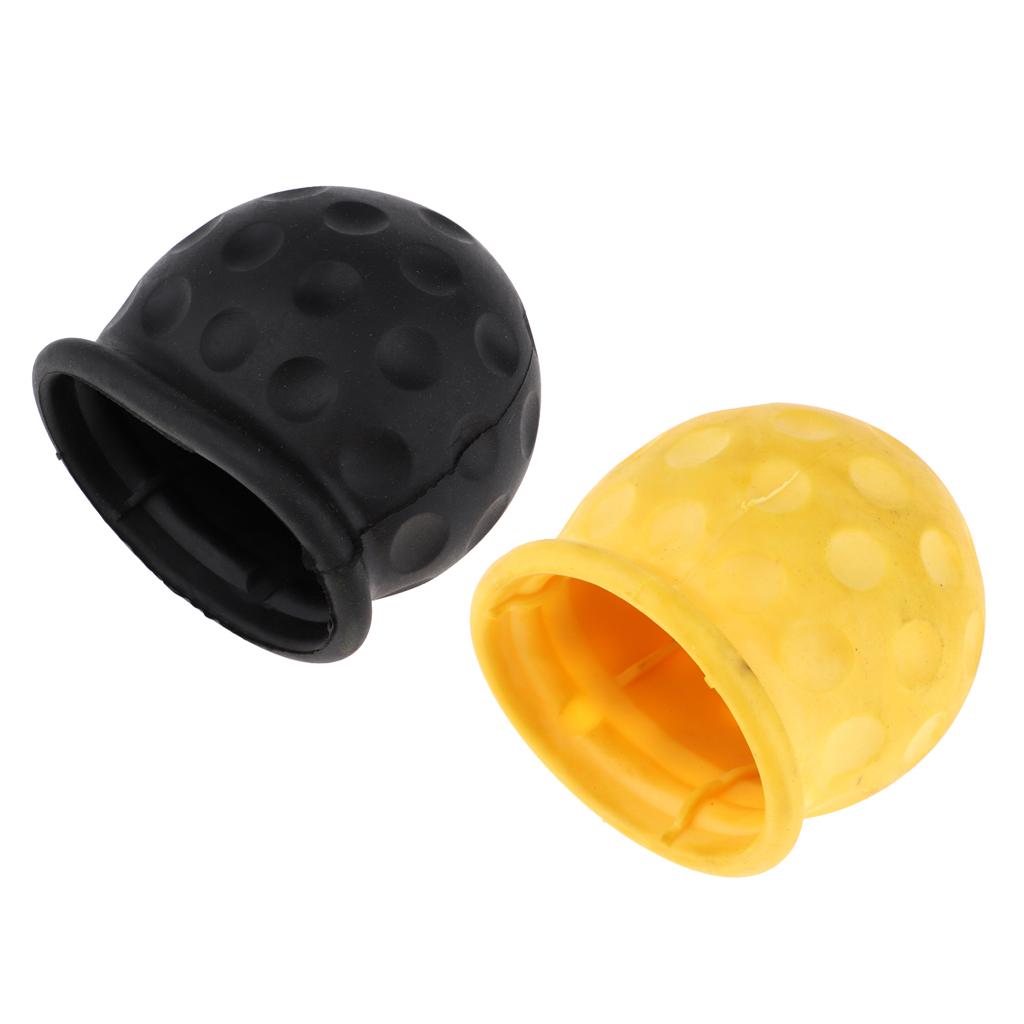 Universal 50mm Tow Ball Cover Caps Towing Hitch for Trailer 2pc