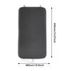 over Door Garment Steamer Mat Easy Storage Foldable for Travel RV Apartments Dark Gray