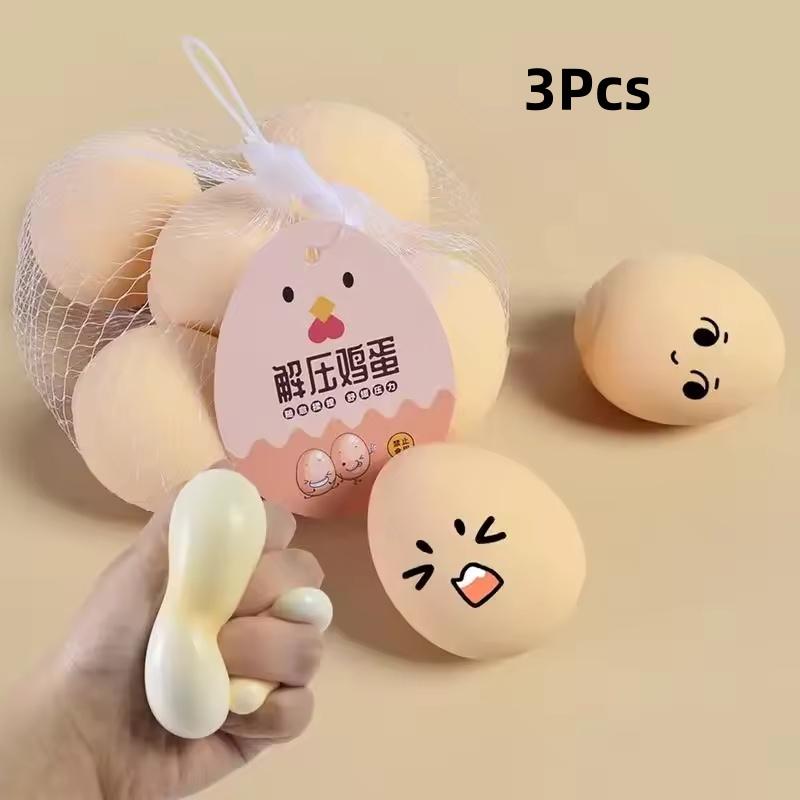 Egg Squeeze Toys youn Smart Eggs young peop Educational Toy Funny DecompressionVent Egg Squeeze Ball Gift SquishyStresd Reliever