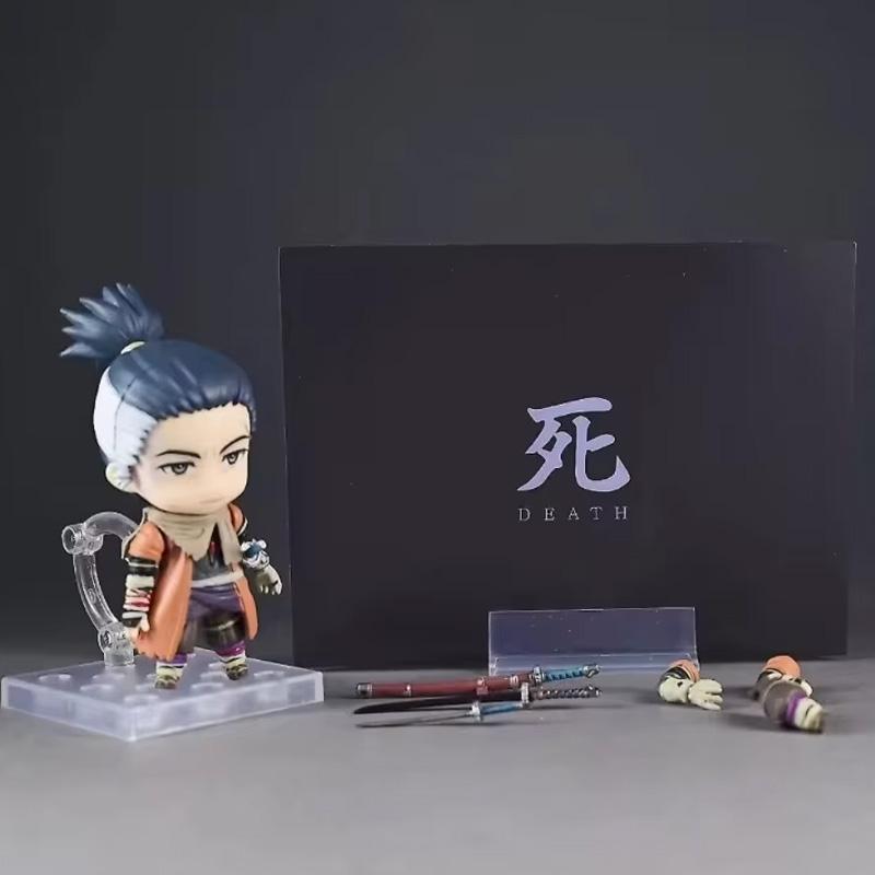10cm Anime Nendoroid 2522 Sekiro Shadows Die Twice Actionfiguren PVC Sammlerstück Spielcharakter Modell Schreibtischverzierung Spielzeug Geschenk