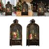 Lighted Christmas Snow Globe Lantern Crafts USB Powered Night Light Christmas Music Box for Indoor Window Holiday Xmas Wedding