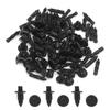 uxcell Clips, Retainers, Fixers, 0.2 inch (6 mm) Plastic Rivets, Push Clips, Pack of 40
