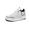 Winter Black and White Retro Basketball Sneakers for Men and Women Couples Cushioned Soft-soled Running Shoes