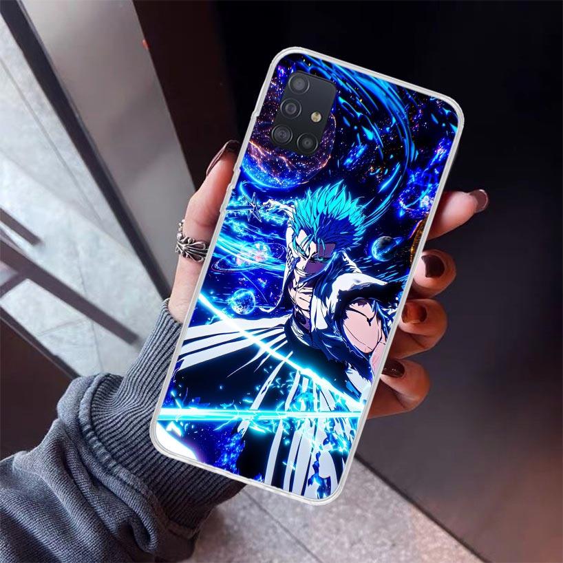 Grimmjow 6 Bleach Phone Case For Samsung Galaxy A52 A51 A50S A32 A22 A12 A02S A72 A71 A31 A70 A30S Note 20 Ultra 10 Plus S10 Gal