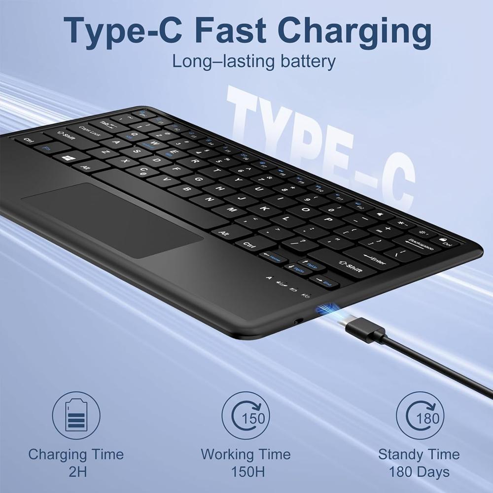 Case for POCO Pad M1 12.1 inch,Detachable Bluetooth Keyboard