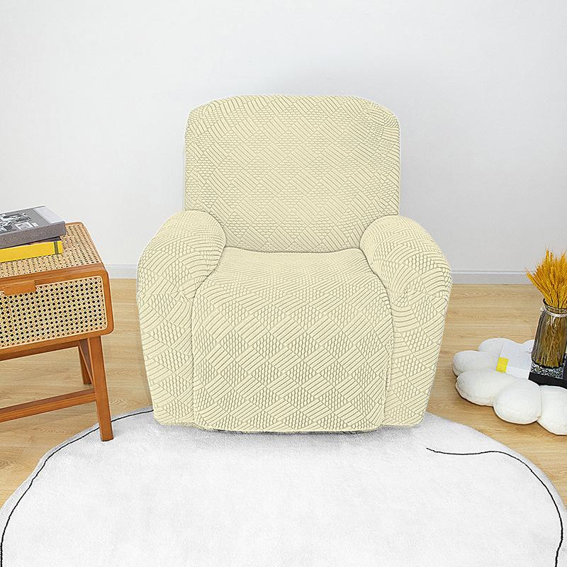 Elastic Chivas Sofa Cover All-inclusive Thickened Multi-function Recliner Cover Chivas single seat светло-бежевый