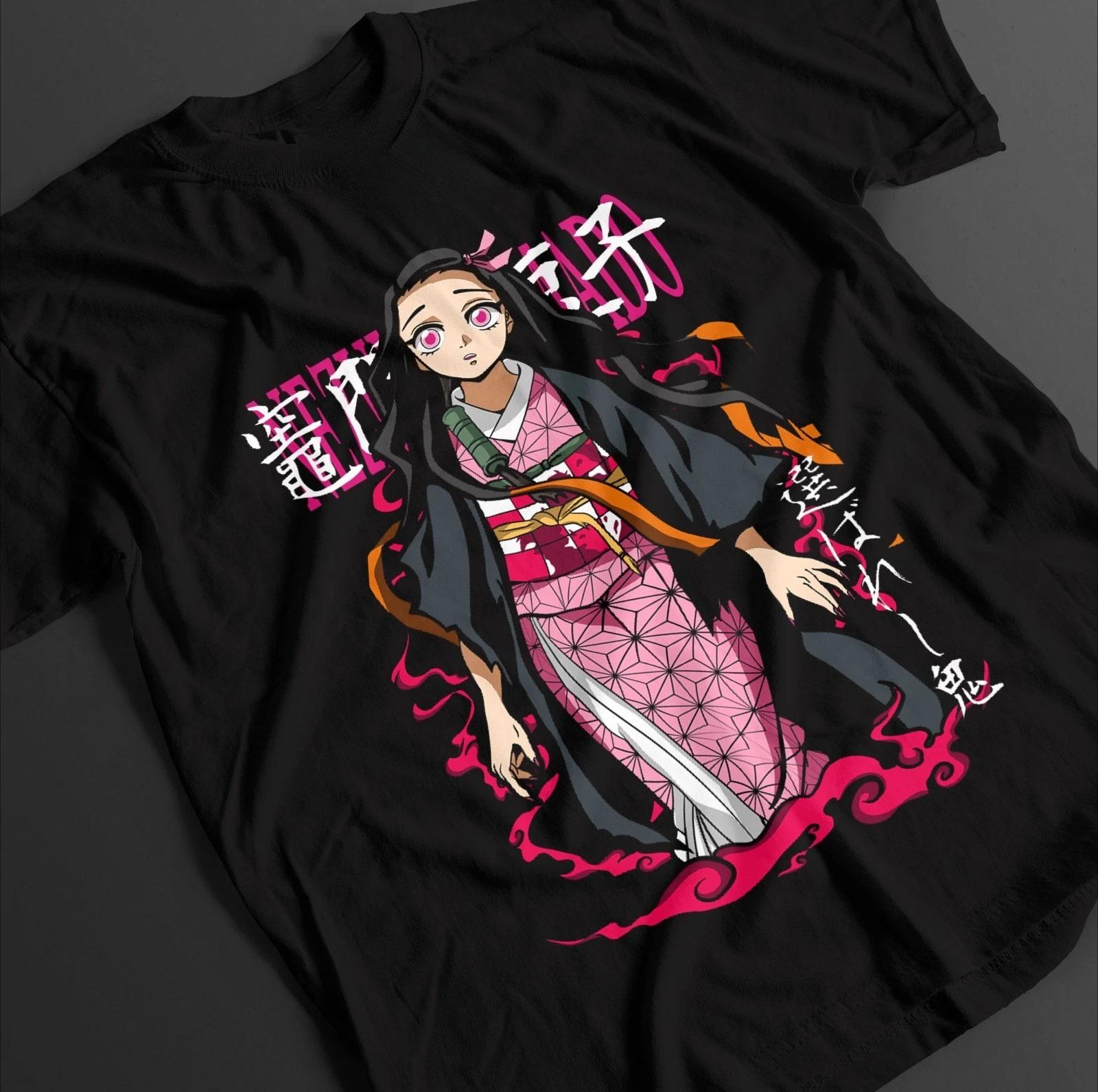 

Demon Slayer Shirt Nezuko TShirt Tanjiro KNY Anime Zenitsu Top Akaza Muzan Tee Summer Unisexs and Womens Breathable Tshirt Top S