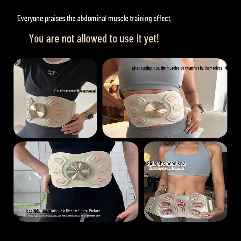 SKG K7 Smart Abdominal & Waist Massager Belt CN Plug (adapter Included)