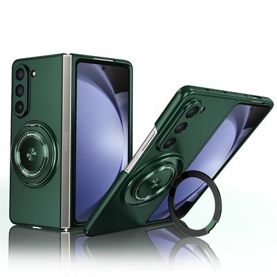360° Magnetic Ring Kickstand Phone Case for Samsung Galaxy Z Fold 6 5 4 3 Fold6 Fold5 Fold4 Fold3 5G Hard Shell Protection Cover