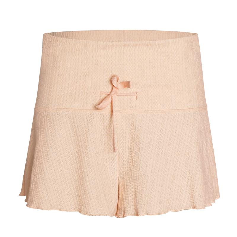 Damen Ballett Shorts Hoher Bund Kordelzug Binde Tanz Yoga Trainingshose