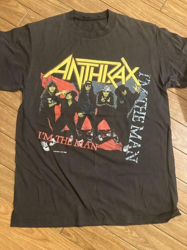 New Anthrax Band I039;M The Man Gift For Fans Unisex S-5XL Shirt SS1573 Unisex T-Shirt L