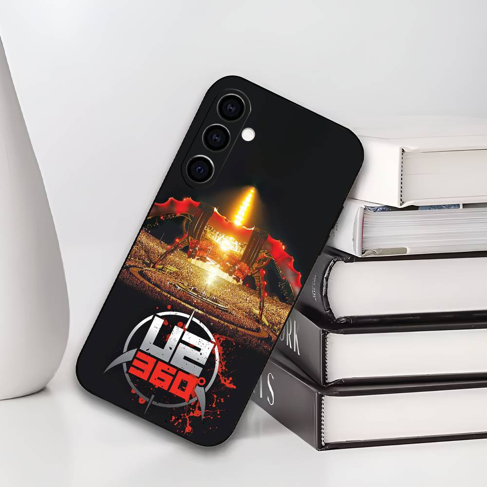 Band U-U2 Phone Case Silicone Soft For Samsung Galaxy A73,A72,A71,A70,A53,A52,A51