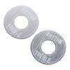 2PCS Electric Guitar Switch Gaskets Three Gear Toggle Switch Indicator Washer Rhythm Treble Ring Plate Silver