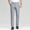 Yalu Herren Ice Silk Knitterfest Business Casual Gerade geschnittene Hose