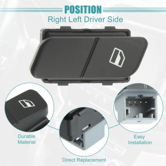 Right/Left Side Master Power Window Switch for VW Polo 9N 01–10 No.6Q0959856