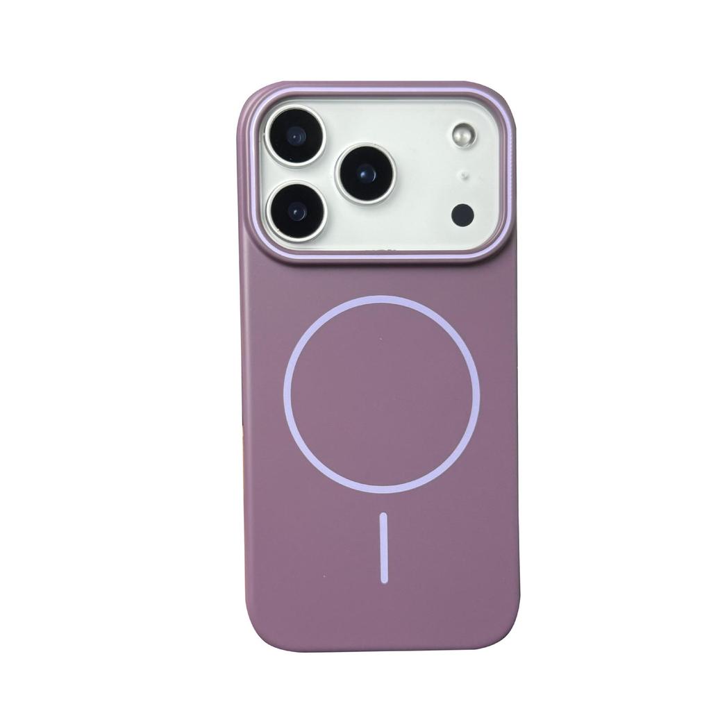 Magnetische Weiche Hülle für Apple 17 Pro Max/16 Pro - Einfarbige Hülle mit großem Fenster & Erhöhtem Schutz