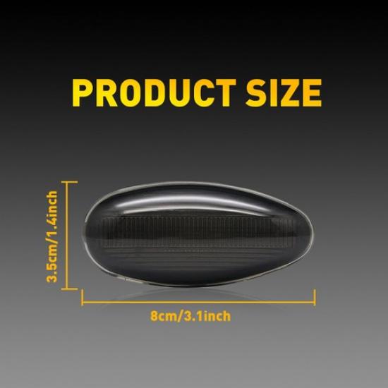 For Silverado GMC Sierra 2500HD 3500HD 01-07 Dually Bed LED Side Marker Lights I