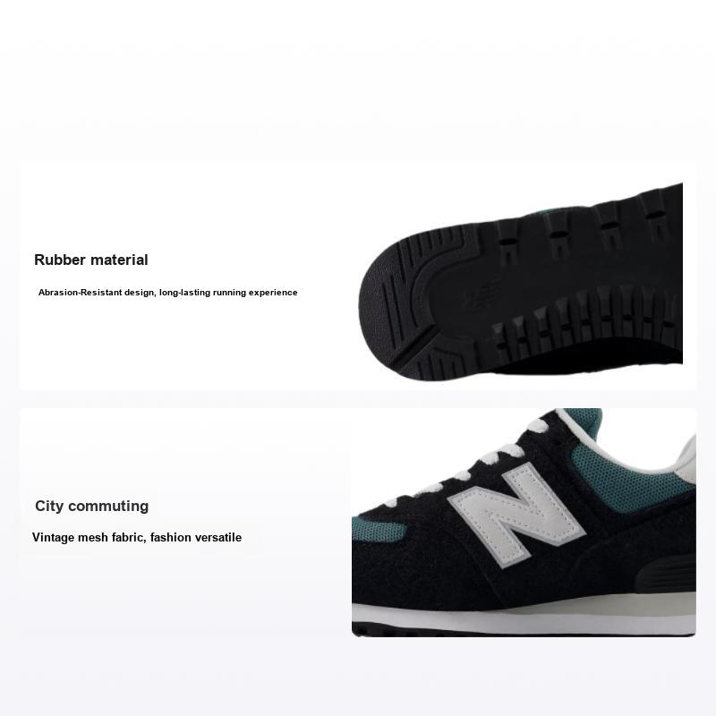 Кроссовки унисекс New Balance 574 Black Grey Matter U574MGH 37