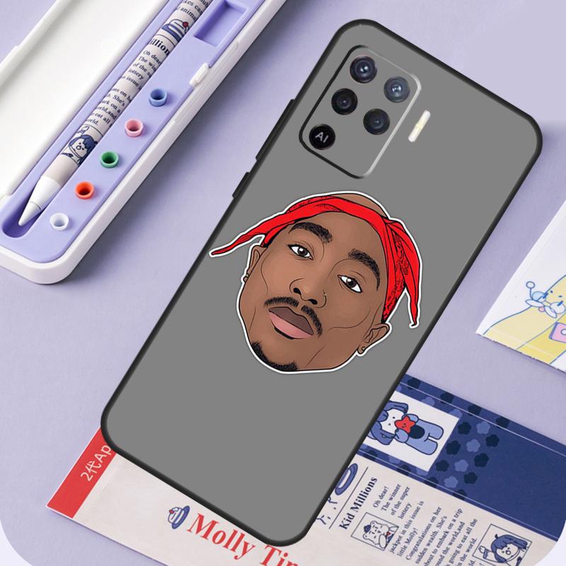 Rapper 2pac Singer Tupac For Oppo A94 A74 A54 A15 A18 A38 A58 A78 A98 A40 A60 A80 A16 A76 A96 A57 A17 A77 A5 Pro Case