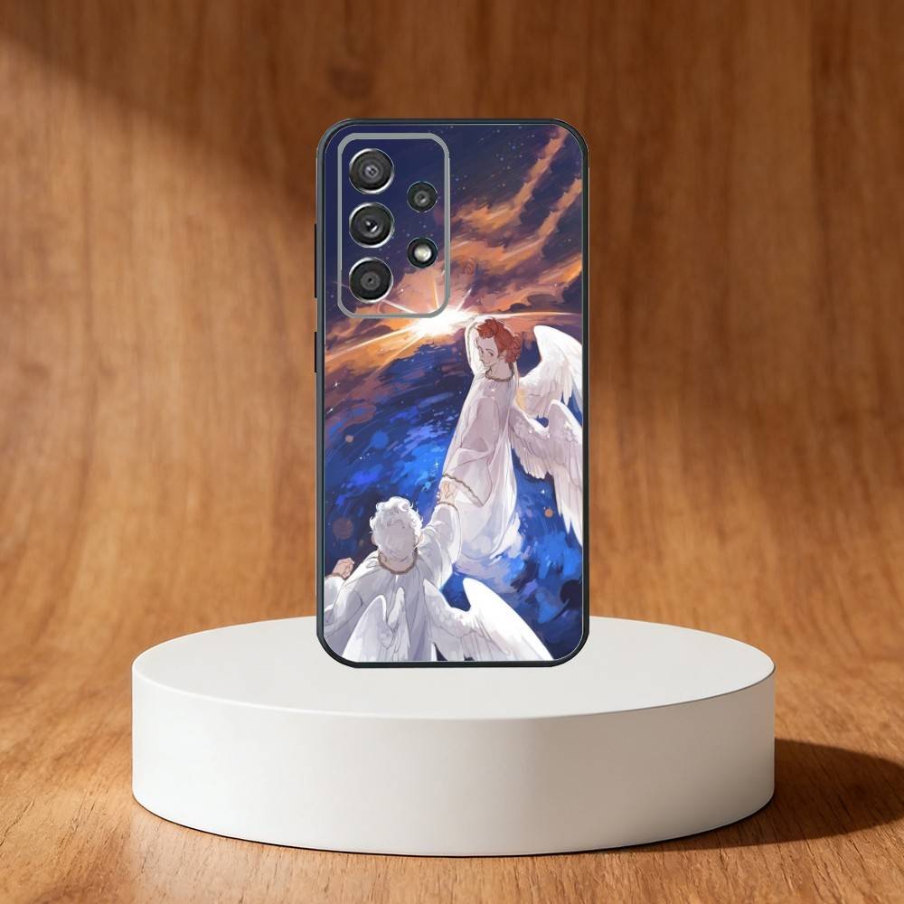 G-Good Cartoon O-Omens Phone Case For Samsung S25,S24,S21,S22,S23,S30,Ultra,S20,Plus,Fe,Note,10,9,5G Black Cover