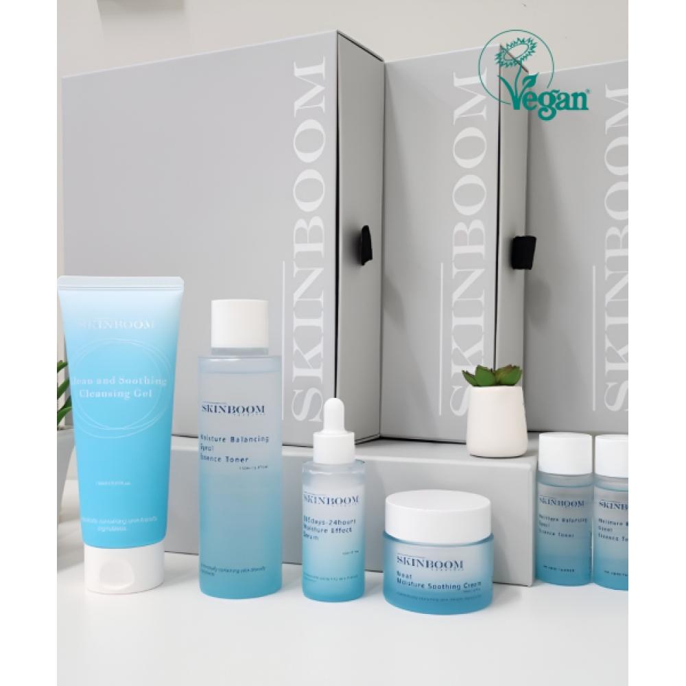 

Skinboom [Cleanser+foundation Set Of 3] Skinboom Toner Serum Cream And Cleanser Set Includes NONE