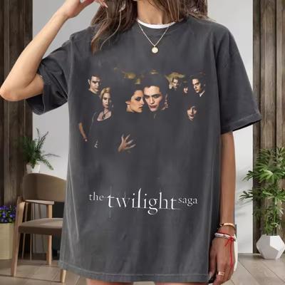 The Twilight Saga Vintage T Shirt, Twilight Movie Graphic Tee, Bella Edward Jacob Shirt, Vampire Romance Tee, Comfort Colors
