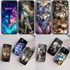 Animal Wolf Shell Phone Case for Samsung Galaxy S20 S21 S22 Ultra FE Plus A21S A22 A24 A25 A26 A30 A30S A31