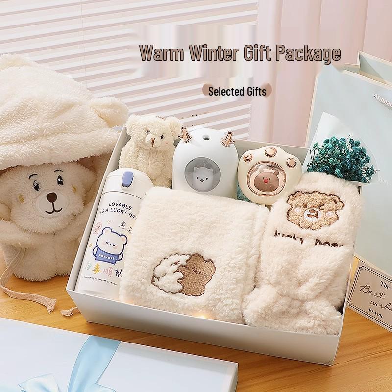 Winter Scarf Gift Box for Girls & Best Friends - Christmas & Birthday Souvenir
