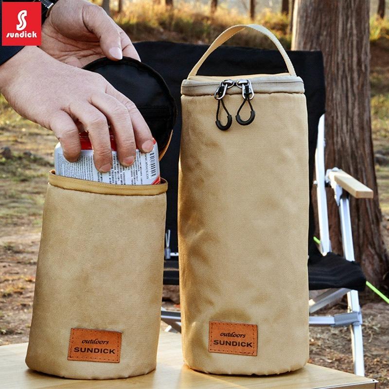 Outdoor Cylindrical G2 High-Altitude Flat Gas Canister Protective Cover Portable Storage Bag For Camping Gas Lamps And Lanterns