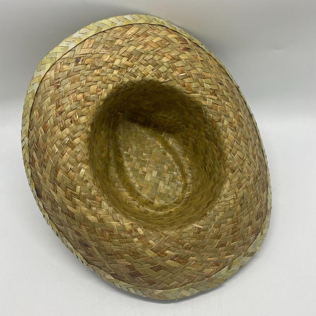 Woven Straw Hat Beach Sun Hat Hollows Out Sunhat Stylish Wide Border Hat for Men and Women