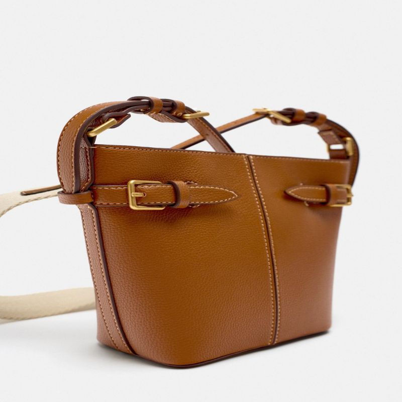 Сотни ретро пряжки декоративная испанская женская сумка Senior Sense плечо сумка-ведро — фото 5