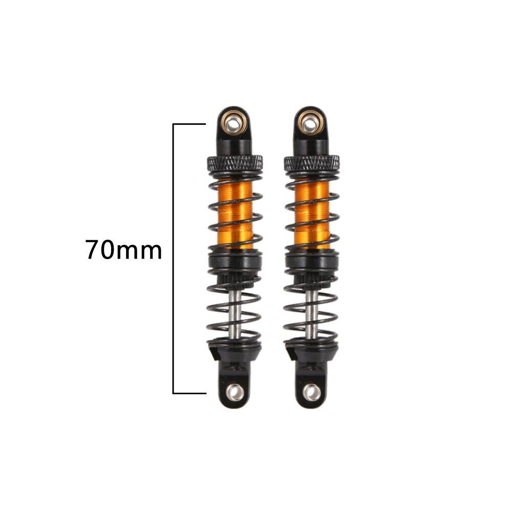 2Pcs Metal Shock Oil Damper Suitable for 1/10 Remote Control Crawler Vehicle Axial SCX10 90046 AXI03007 TRX4 TRX6 Upgrade Parts