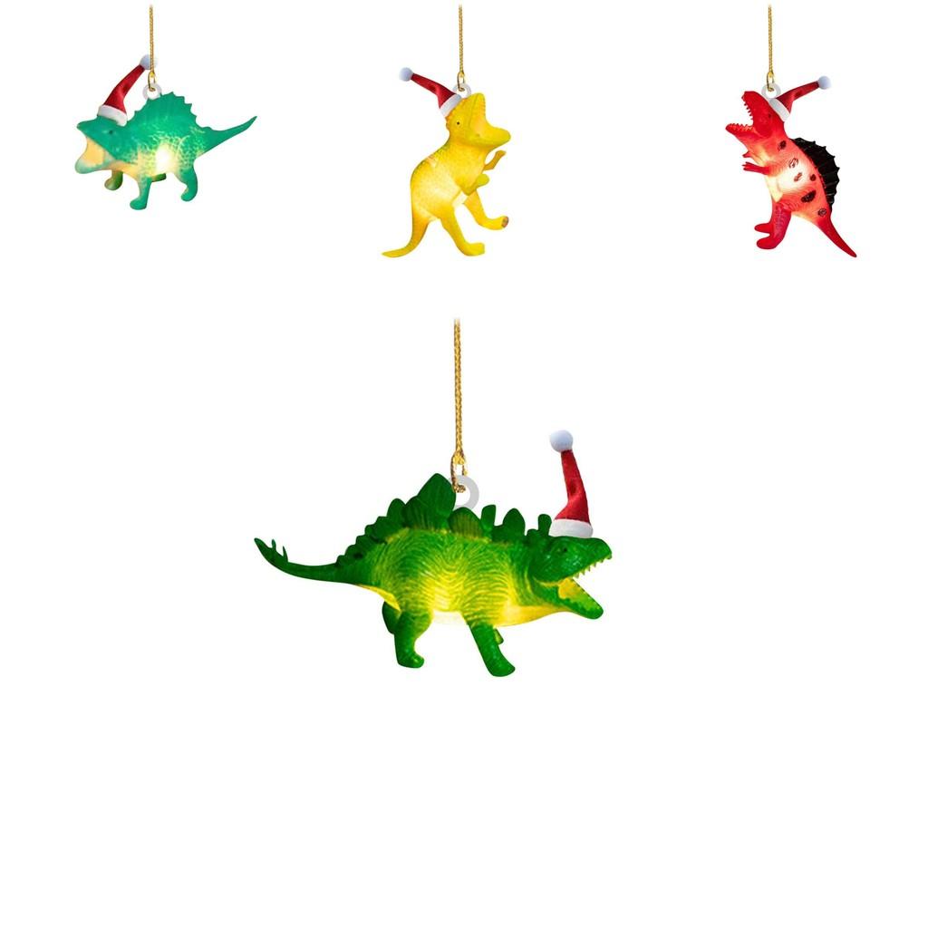Acrylic Dinosaur Charming Christmas Pendant For Colorful Car Decoration Interior