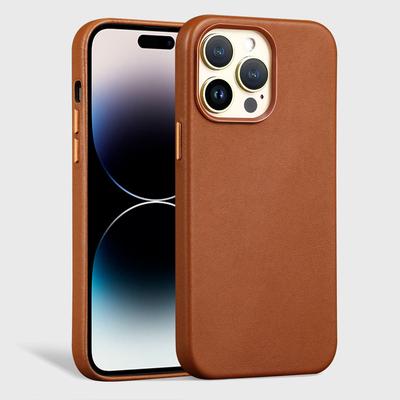 Prabangus odinis dėklas, skirtas Apple IPhone 14 15 Pro Max 13 12 13pro IPhone14 Magsafe Case Magnetinis įkrovimo apsauginis dangtelis