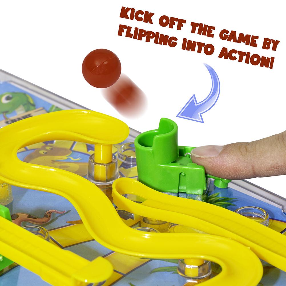 3D Snake Board Game Toy with Ladder Traditional Family Toy Fun Gift for Kids